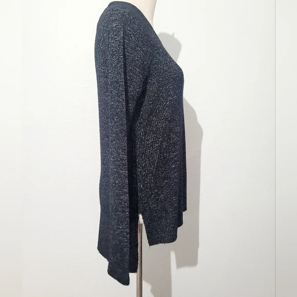 American Eagle Soft & Sexy Plush Long Sleeve Oversized Tunic Top XS Heather Gray - Picture 5 of 12